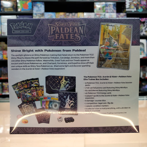 Pokmon TCG: Scarlet & Violet: Paldean Fates - Elite Trainer Box Smoke and Mirrors Hobby Pokmon TCG: Scarlet & Violet: Paldean Fates - Elite Trainer Box Smoke and Mirrors Hobby