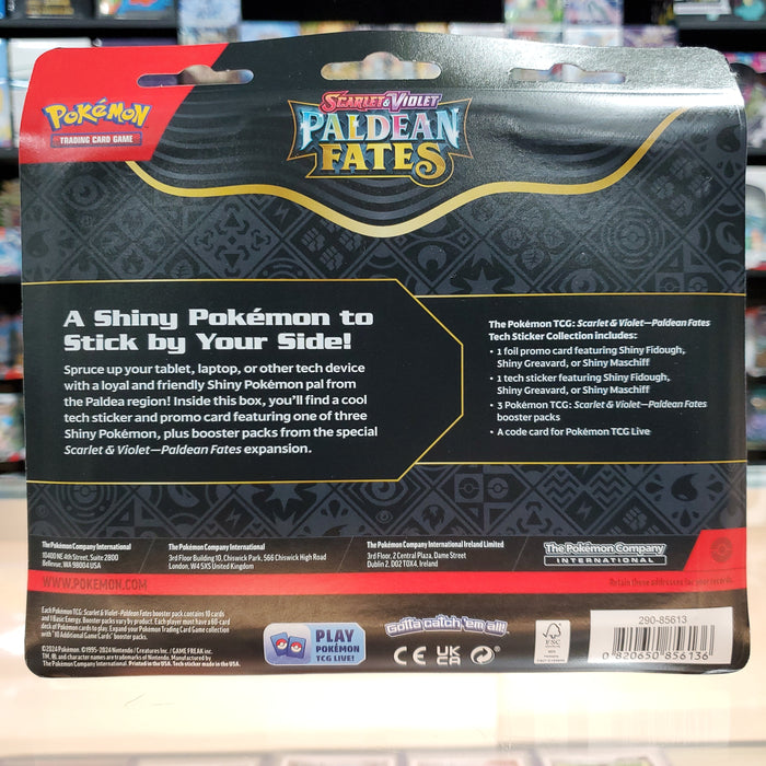 Pokémon TCG: Scarlet & Violet: Paldean Fates - Tech Sticker Collection (Fidough)