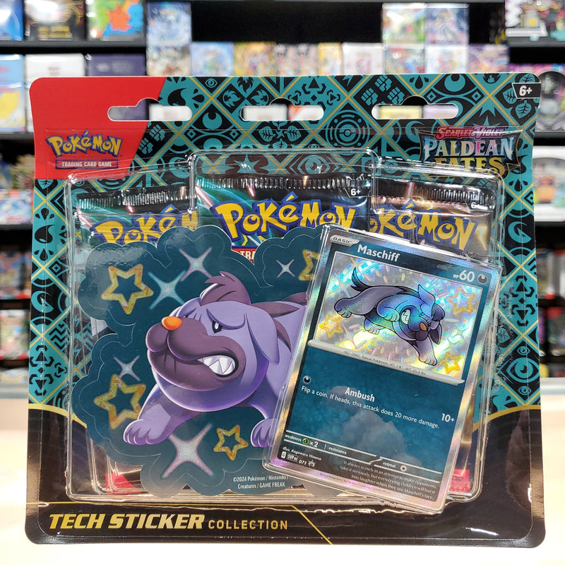 Pokémon TCG: Scarlet & Violet: Paldean Fates - Tech Sticker Collection (Maschiff)