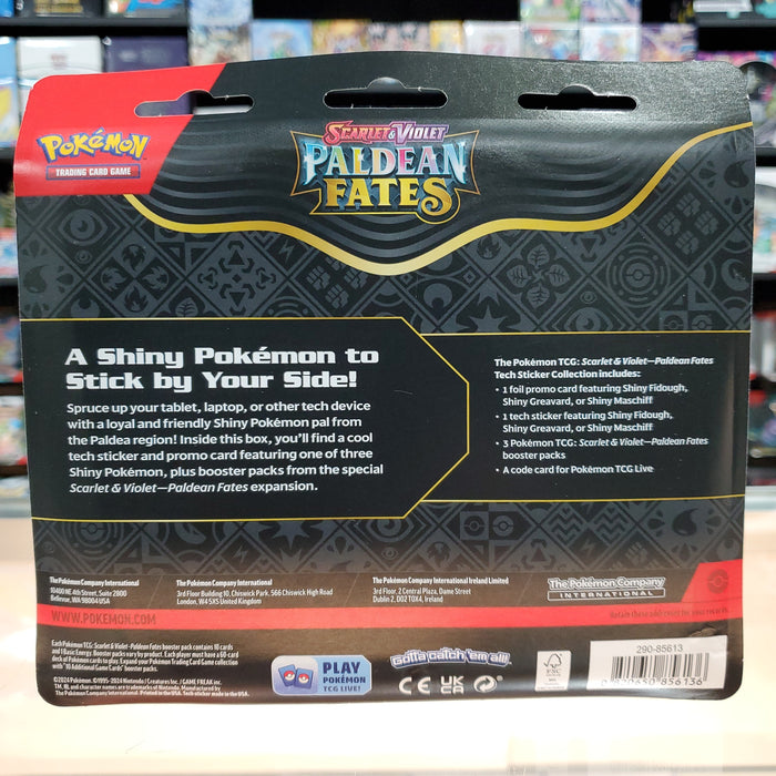 Pokémon TCG: Scarlet & Violet: Paldean Fates - Tech Sticker Collection (Maschiff)