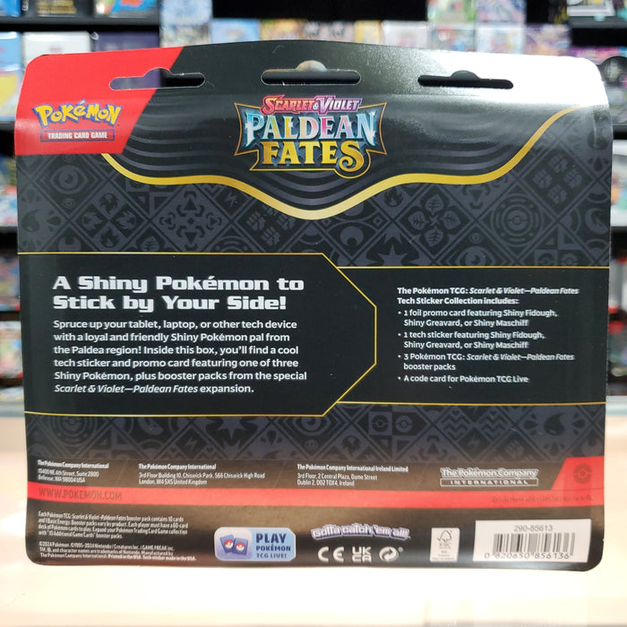 Pokémon TCG: Scarlet & Violet: Paldean Fates - Tech Sticker Collection (Greavard)