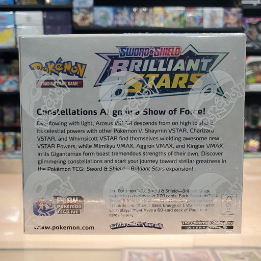 Pokmon TCG: Sword & Shield: Brilliant Stars - Booster Box Smoke and Mirrors Hobby Pokmon TCG: Sword & Shield: Brilliant Stars - Booster Box Smoke and Mirrors Hobby