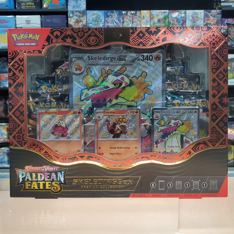 Pokémon TCG: Scarlet & Violet: Paldean Fates - Premium Collection (Skeledirge ex)