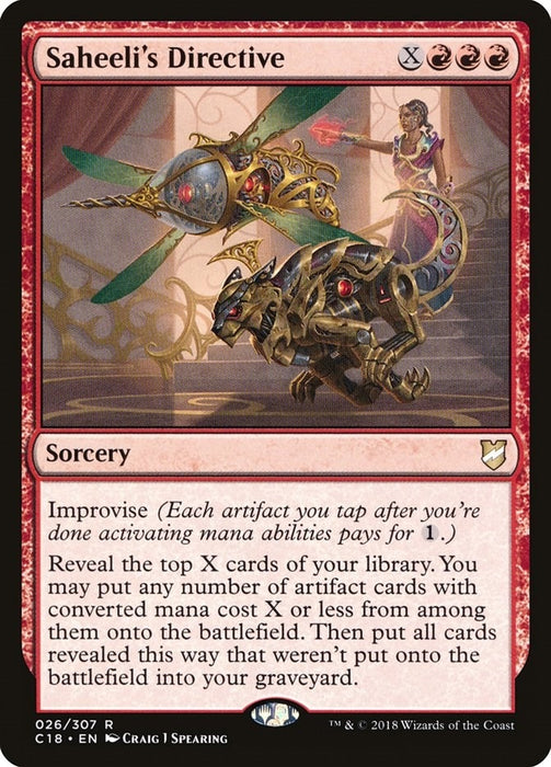 Image for Saheeli's Directive (26) (C18) - Magic: The Gathering