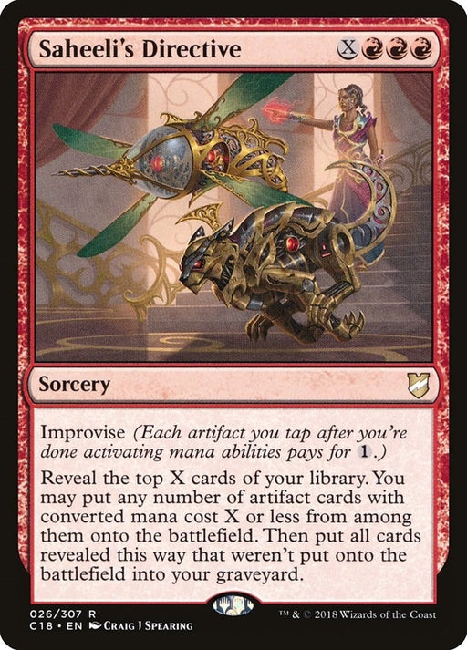 Image for Saheeli's Directive (26) (C18) - Magic: The Gathering