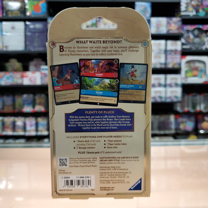 Disney Lorcana: Into the Inklands - Starter Deck (Ruby & Sapphire)