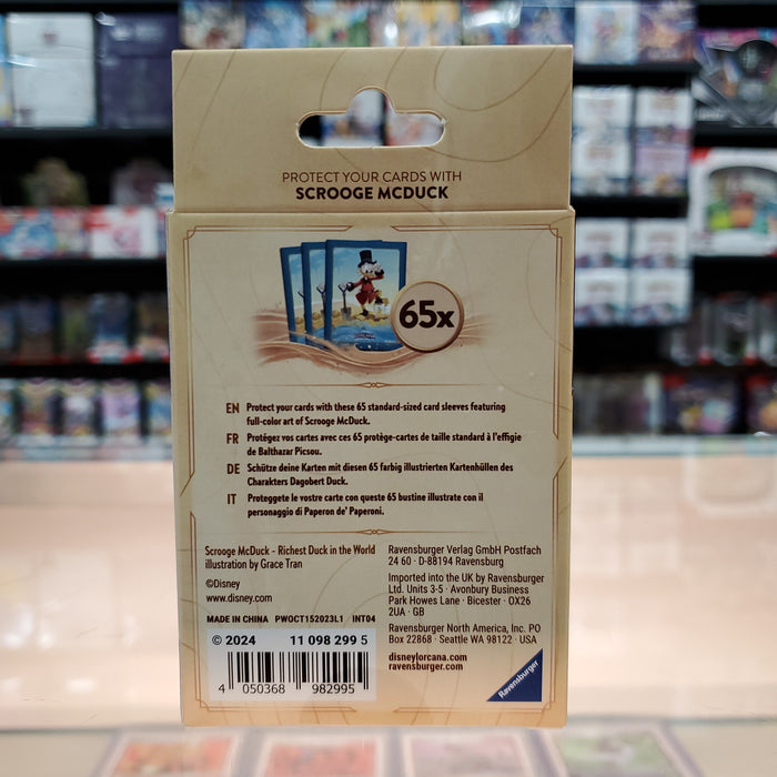 Disney Lorcana: Card Sleeves (Scrooge McDuck / 65-Pack)
