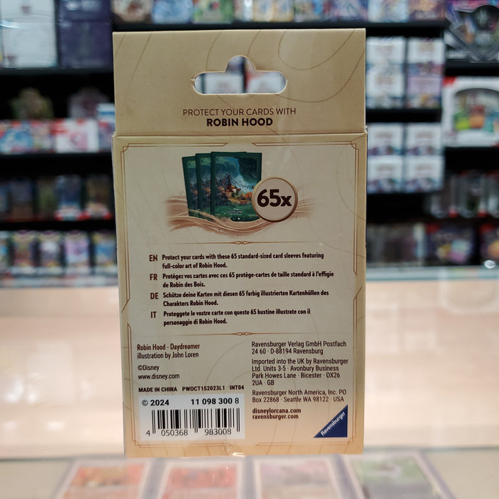Disney Lorcana: Card Sleeves (Robin Hood / 65-Pack)