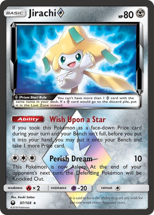 Image for Jirachi Prism Star (97/168) (CES) - Pokemon