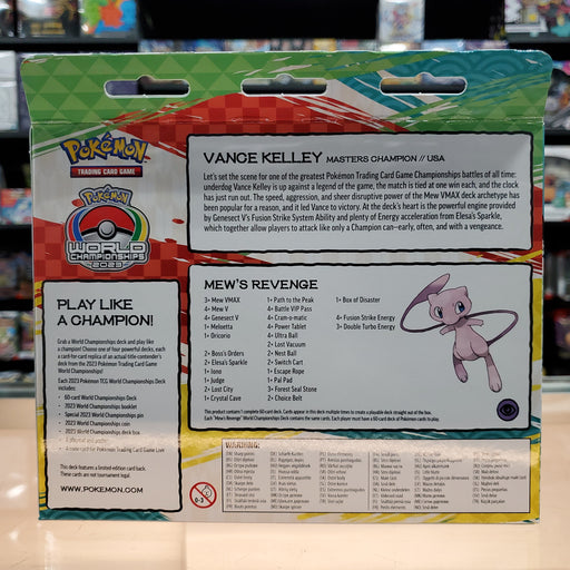 Pokmon TCG: 2023 World Championship Deck (Mew's Revenge - Vance Kelle Smoke and Mirrors Hobby Pokmon TCG: 2023 World Championship Deck (Mew's Revenge - Vance Kelle Smoke and Mirrors Hobby