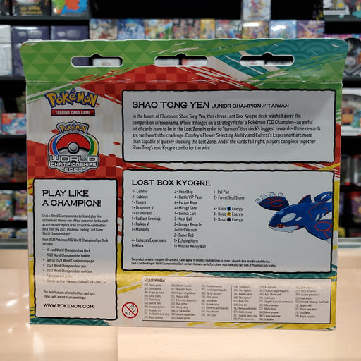 Pokmon TCG: 2023 World Championship Deck (Lost Box Kyogre - Tord Rekl Smoke and Mirrors Hobby Pokmon TCG: 2023 World Championship Deck (Lost Box Kyogre - Tord Rekl Smoke and Mirrors Hobby