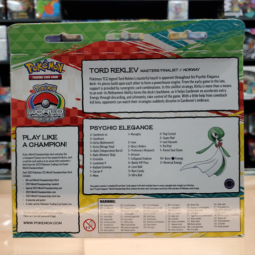 Pokmon TCG: 2023 World Championship Deck (Psychic Elegance - Tord Rek Smoke and Mirrors Hobby Pokmon TCG: 2023 World Championship Deck (Psychic Elegance - Tord Rek Smoke and Mirrors Hobby