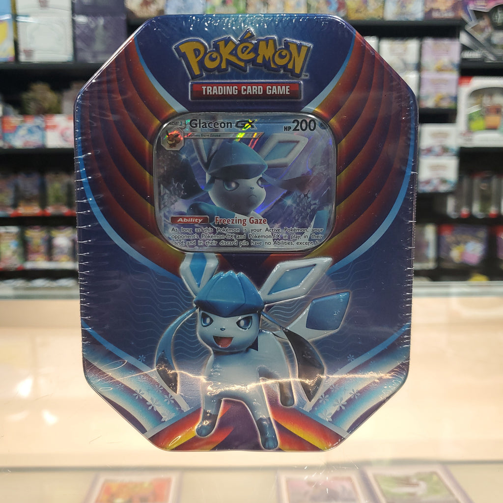 Pokmon TCG: Evolution Celebration - Collector's Tin (Glaceon GX) Smoke and Mirrors Hobby Pokmon TCG: Evolution Celebration - Collector's Tin (Glaceon GX) Smoke and Mirrors Hobby