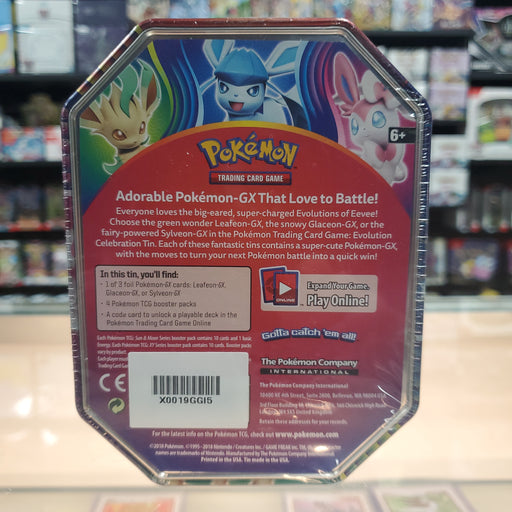 Pokmon TCG: Evolution Celebration - Collector's Tin (Glaceon GX) Smoke and Mirrors Hobby Pokmon TCG: Evolution Celebration - Collector's Tin (Glaceon GX) Smoke and Mirrors Hobby
