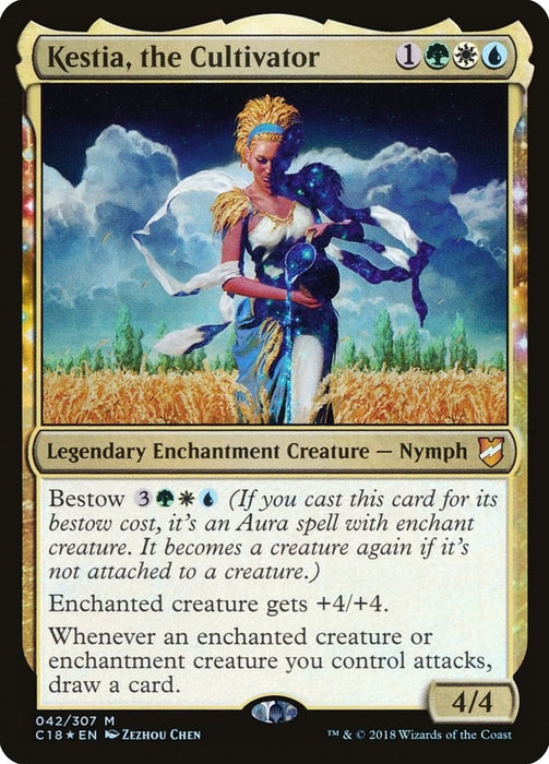 Image for Kestia, the Cultivator (42) (C18) - Magic: The Gathering