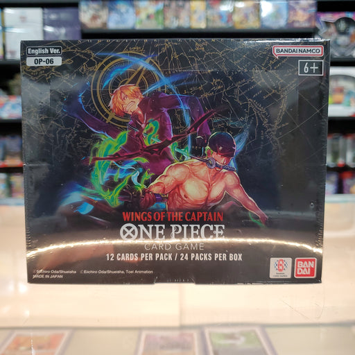 one piece tcg op06 booster box CARD GAME alongside captivating FILM theme cards sporting vibrant new colors One Piece OP 06 Wings