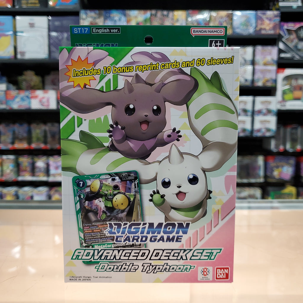 digimon card game advanced deck set double typhoon Digimon TCG: Starter Deck - Double Typhoon Advanced