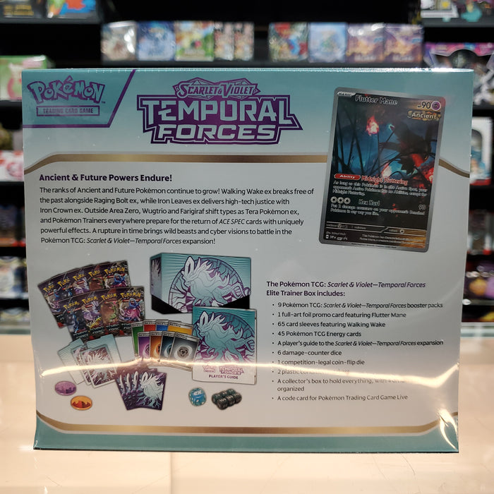 Pokémon TCG: Scarlet & Violet: Temporal Forces - Elite Trainer Box (Walking Wake)