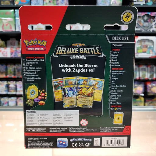 Pokmon TCG: Deluxe Battle Deck (Zapdos ex) Smoke and Mirrors Hobby Pokmon TCG: Deluxe Battle Deck (Zapdos ex) Smoke and Mirrors Hobby