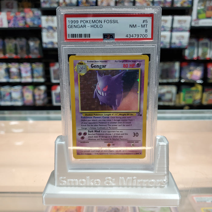 Gengar (5/62) [Fossil Unlimited] PSA 8