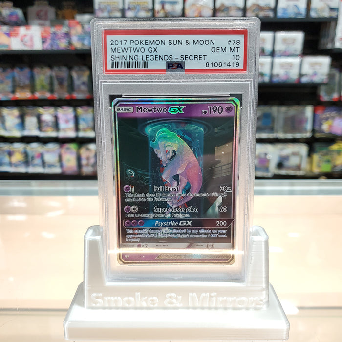 Mewtwo GX (78/73) [Sun & Moon: Shining Legends] PSA 10
