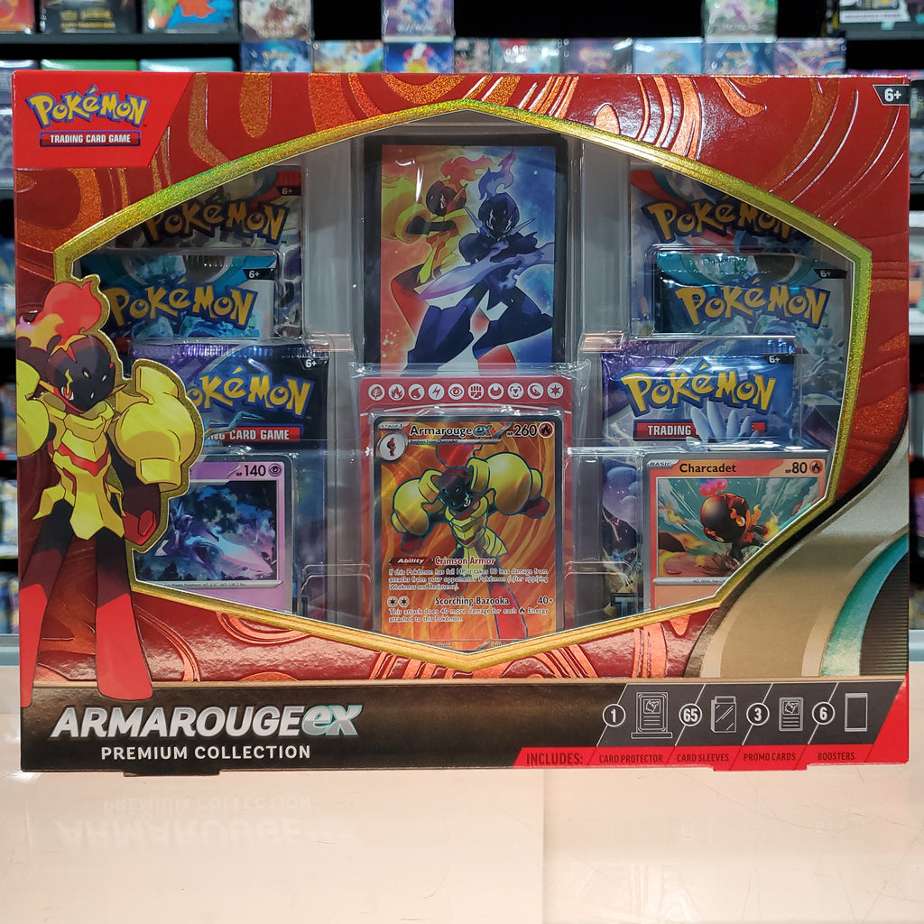 armarouge pokemon card ex Pokémon TCG: Premium Collection (Armarouge ex) — Smoke and Mirrors Hobby
