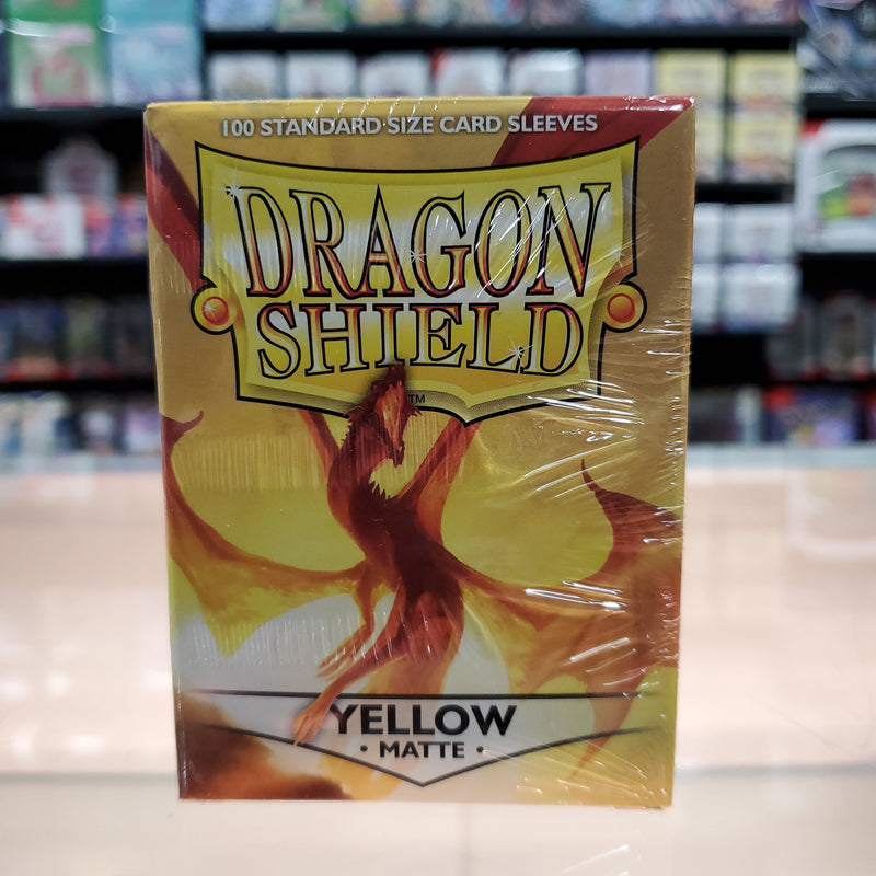 Dragon Shield Deck Protector - Matte Yellow 100 CT