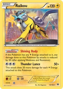 Raikou - 55/162 (Cosmos Holo) (055/162) (BLE)