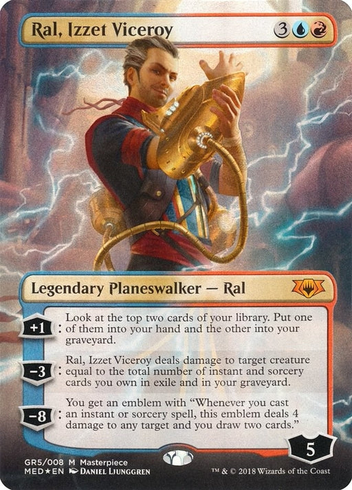 Image for Ral, Izzet Viceroy (GR5) (MED) - Magic: The Gathering