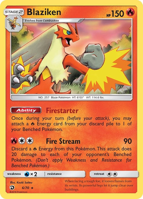 Blaziken (6/70) (DRM)