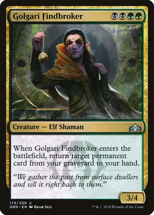 Image for Golgari Findbroker (175) (GRN) - Magic: The Gathering