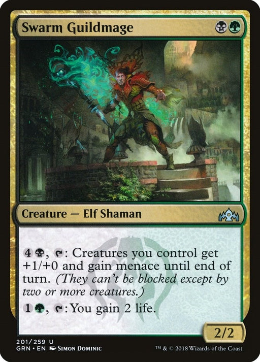 Image for Swarm Guildmage (201) (GRN) - Magic: The Gathering