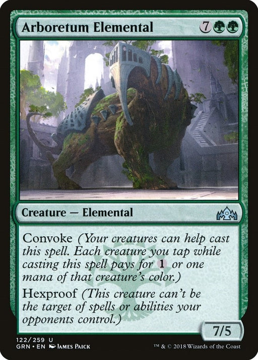 Image for Arboretum Elemental (122) (GRN) - Magic: The Gathering