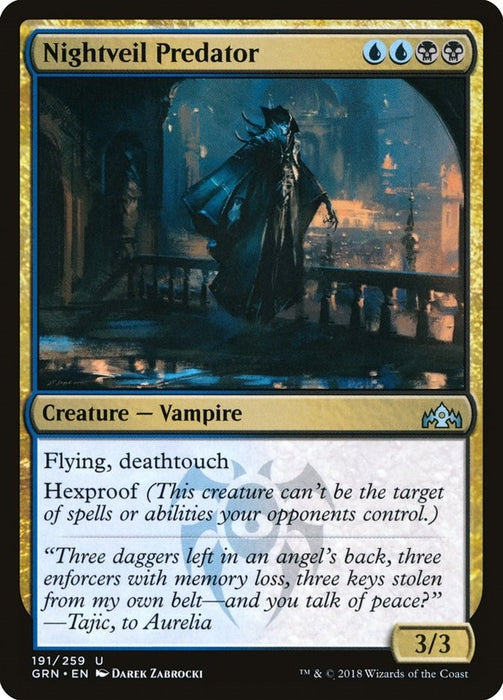 Image for Nightveil Predator (191) (GRN) - Magic: The Gathering