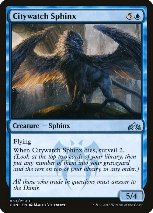 Image for Citywatch Sphinx (33) (GRN) - Magic: The Gathering