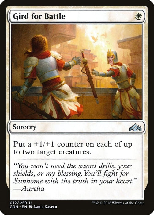 Image for Gird for Battle (12) (GRN) - Magic: The Gathering