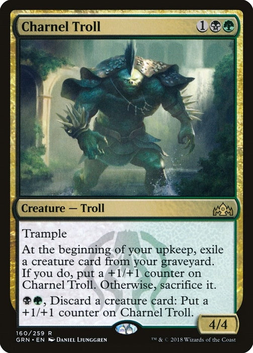 Image for Charnel Troll (160) (GRN) - Magic: The Gathering