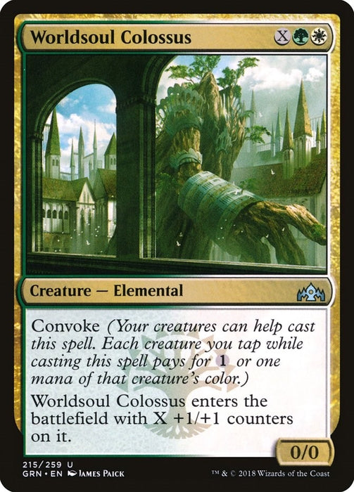Image for Worldsoul Colossus (215) (GRN) - Magic: The Gathering