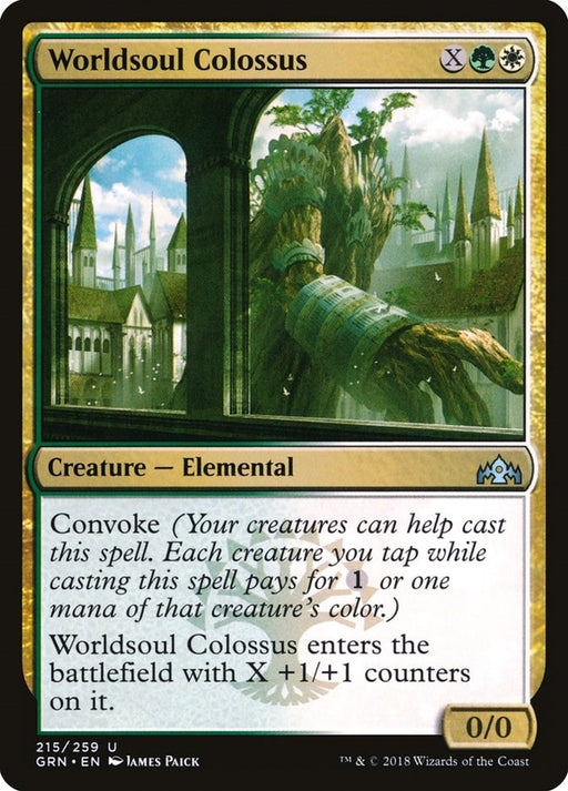 Image for Worldsoul Colossus (215) (GRN) - Magic: The Gathering