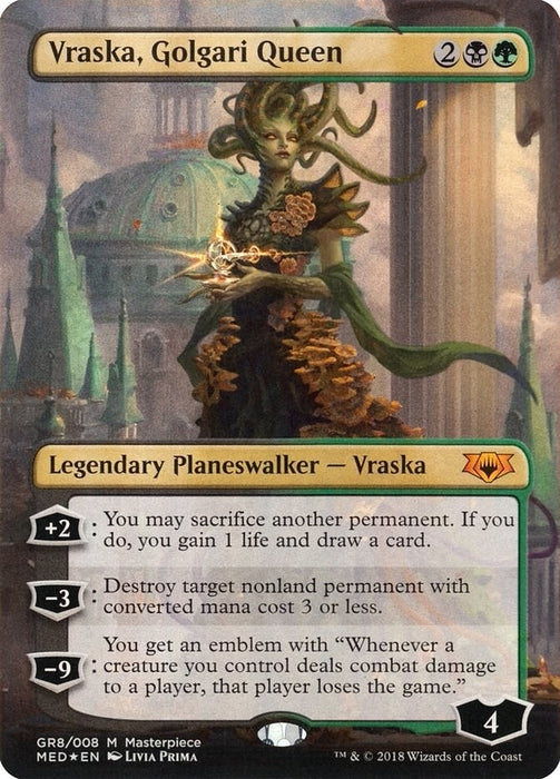 Image for Vraska, Golgari Queen (GR8) (MED) - Magic: The Gathering