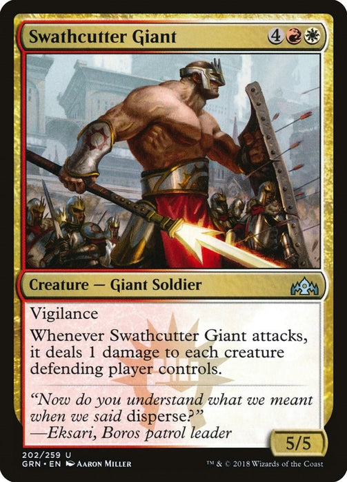 Image for Swathcutter Giant (202) (GRN) - Magic: The Gathering