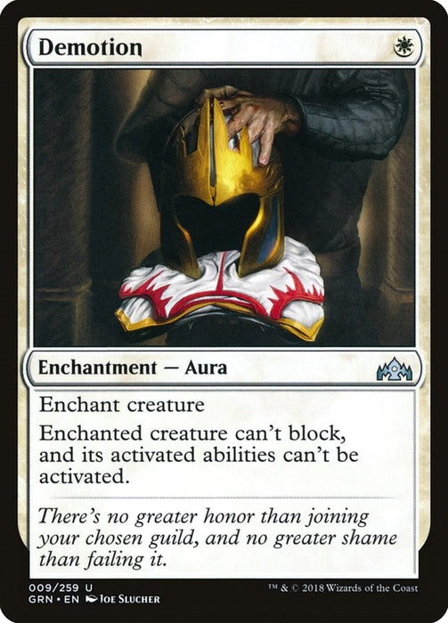 Image for Demotion (9) (GRN) - Magic: The Gathering