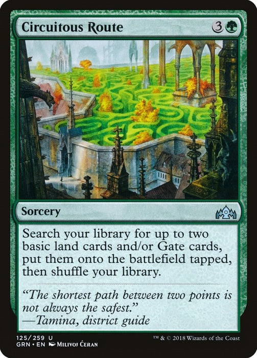 Image for Circuitous Route (125) (GRN) - Magic: The Gathering