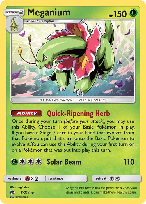 Meganium (8/214) (SM8)