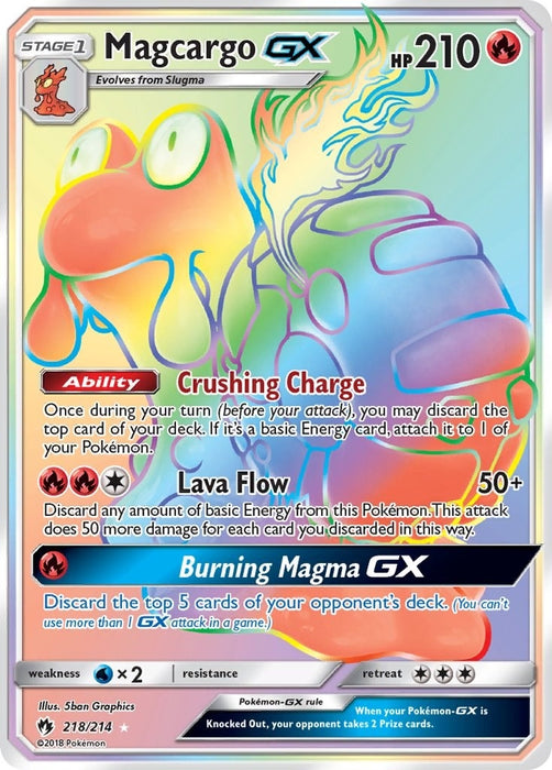 Magcargo GX (Secret) (218/214) (SM8)