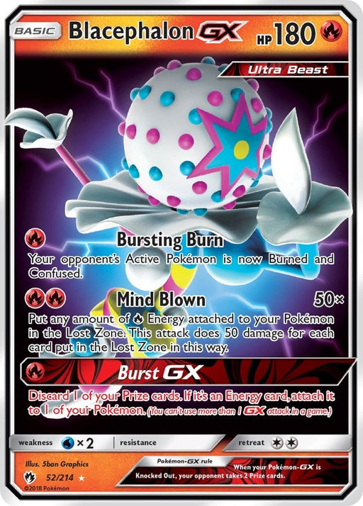 Image for Blacephalon GX (52/214) (SM8) - Pokemon