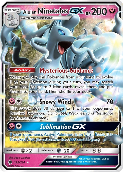 Alolan Ninetales GX (132/214) (SM8)