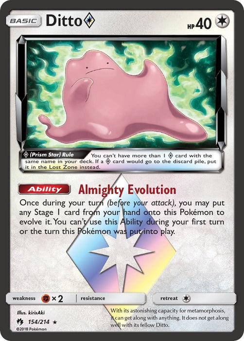 Ditto Prism Star (154/214) (SM8)