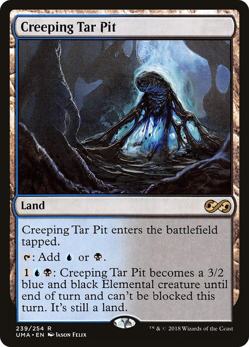 Image for Creeping Tar Pit (239) (UMA) - Magic: The Gathering