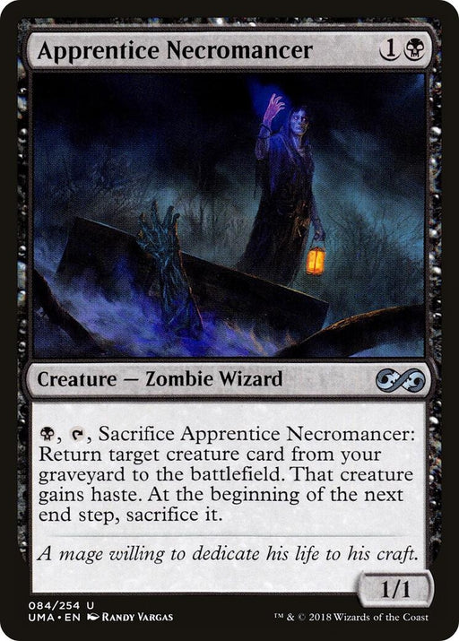 Image for Apprentice Necromancer (84) (UMA) - Magic: The Gathering
